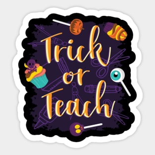 Trick or Teach Sticker